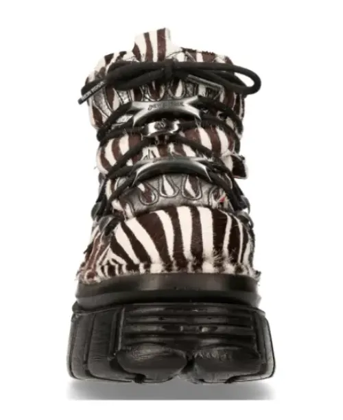 Best New Rock Anke Boot Ania Print Tower With ace -et011-C9