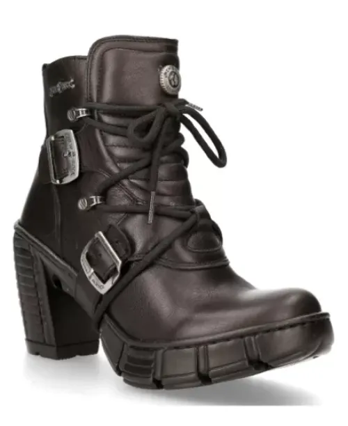 Clearance New Rock Anke Boot Back -Trcaco004-2