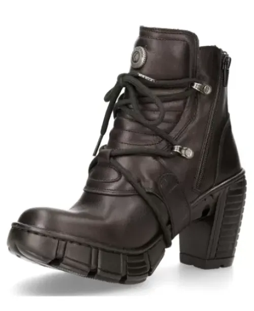 Clearance New Rock Anke Boot Back -Trcaco004-2