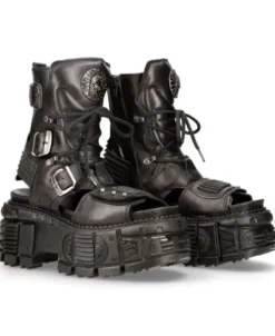 Online New Rock Anke Boot Back Tank  -Bio107-C3
