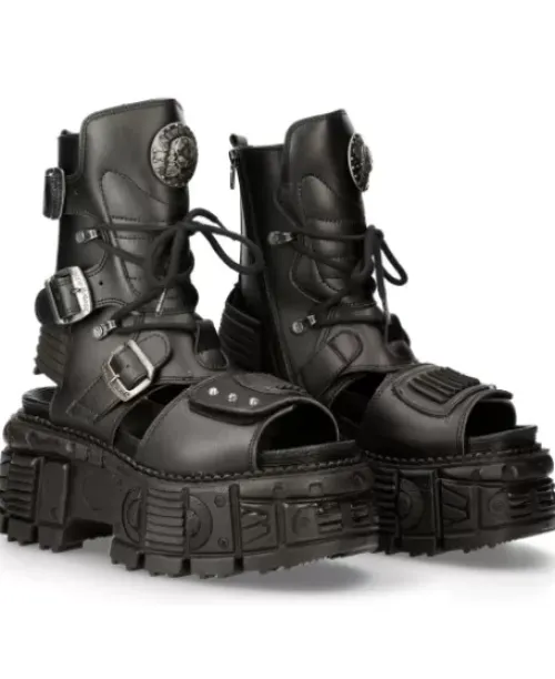 Outlet New Rock Anke Boot Back Tank -Bio107-V1