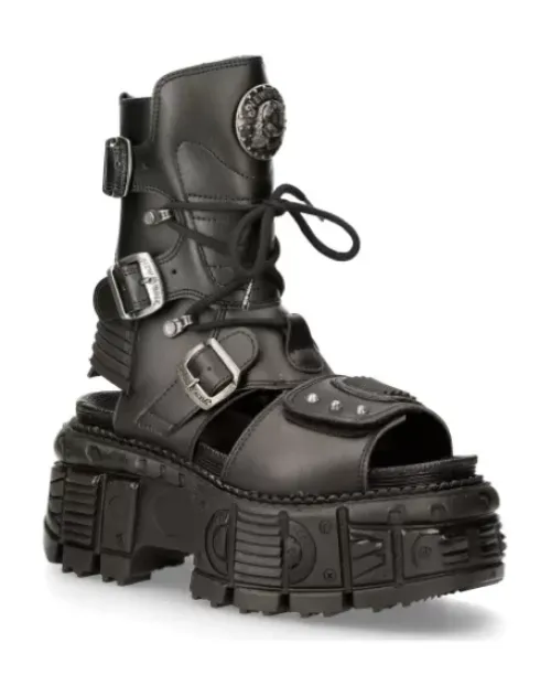 Outlet New Rock Anke Boot Back Tank -Bio107-V1