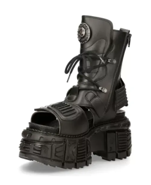 Outlet New Rock Anke Boot Back Tank -Bio107-V1