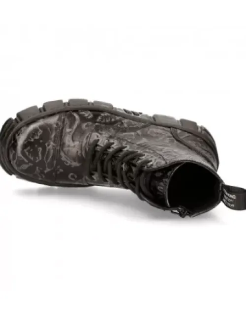 New New Rock Anke Boot Back Tower -Wa005-V39