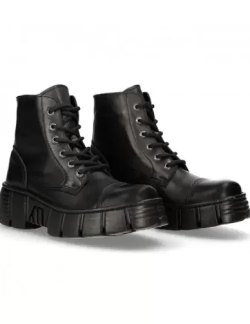 New New Rock Anke Boot Back Tower With ace -Wa005Nn-1