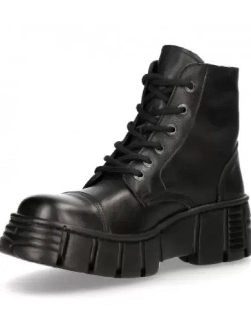 New New Rock Anke Boot Back Tower With ace -Wa005Nn-1