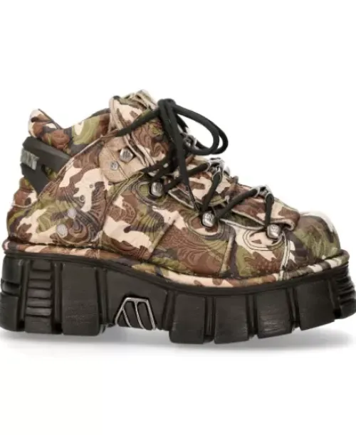 Clearance New Rock Anke Boot Back Tower With ace -106-C68