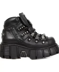 Outlet New Rock Anke Boot Back Tower With ace -220-2