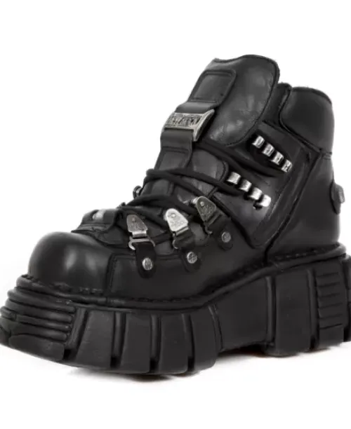 Outlet New Rock Anke Boot Back Tower With ace -220-2