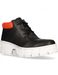 New New Rock Anke Boot Back Tower With ace -Wa011-C1