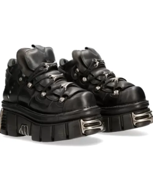 Outlet New Rock Anke Boot Back Tower With ace -106-112
