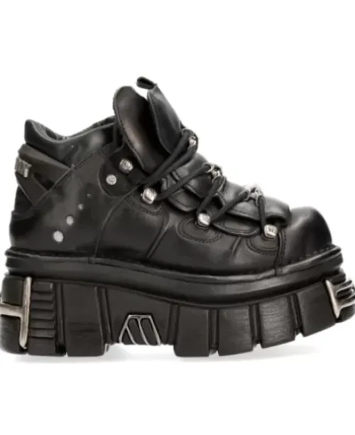 Outlet New Rock Anke Boot Back Tower With ace -106-112