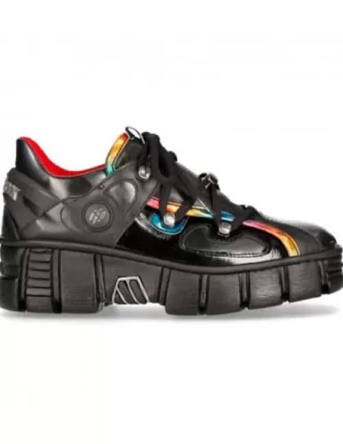 Best New Rock Anke Boot Back Tower With ace -Wa003-C2