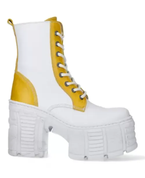 Outlet New Rock Anke Boot Back Tower With ace -T008-C1