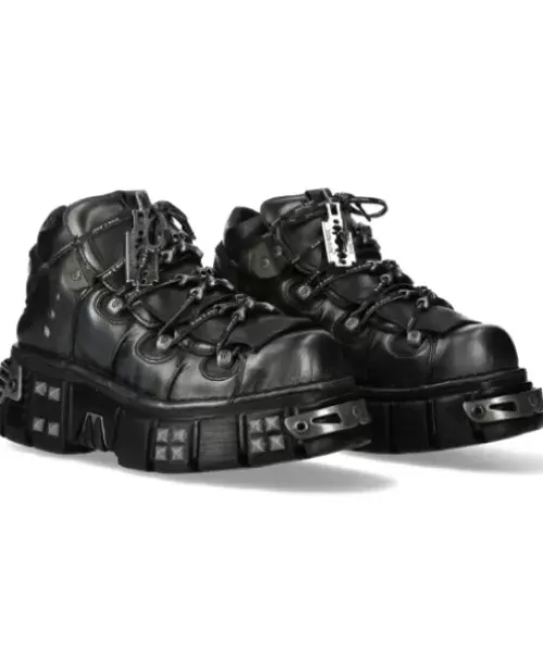 Outlet New Rock Anke Boot Back Tower With ace -106Phc-V2