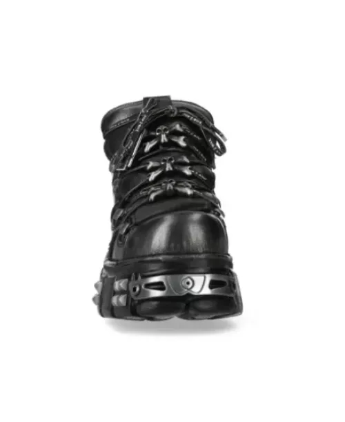 Outlet New Rock Anke Boot Back Tower With ace -106Phc-V2