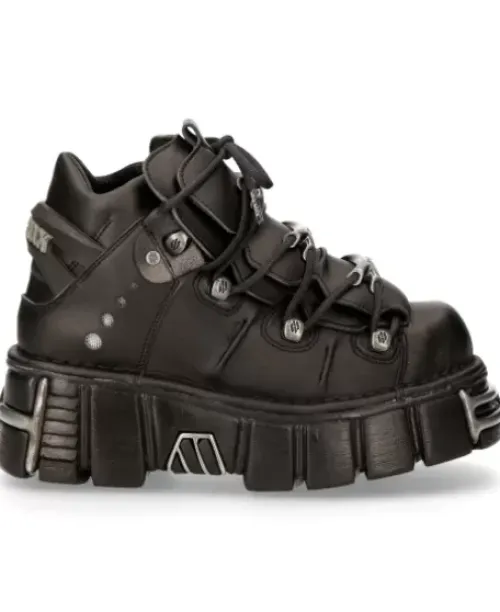 Hot New Rock Anke Boot Back Tower With ace -106-V1