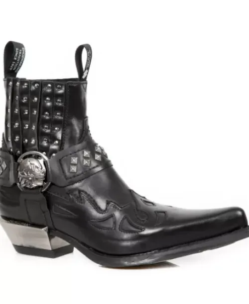 New New Rock Anke Boot Back Wet -7950-9