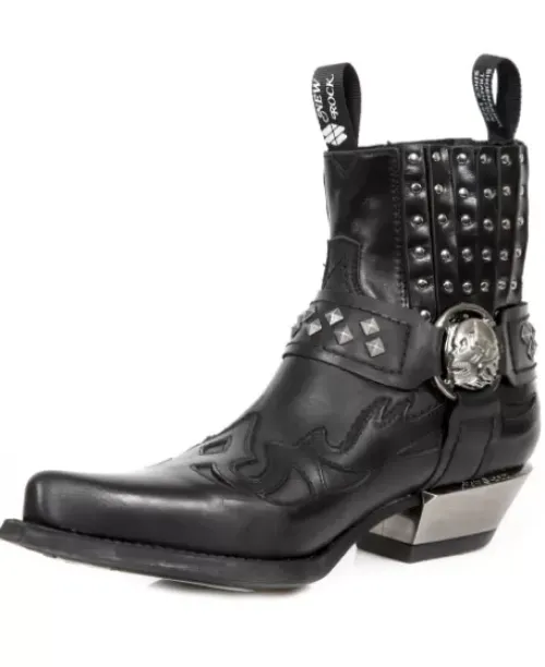 New New Rock Anke Boot Back Wet -7950-9