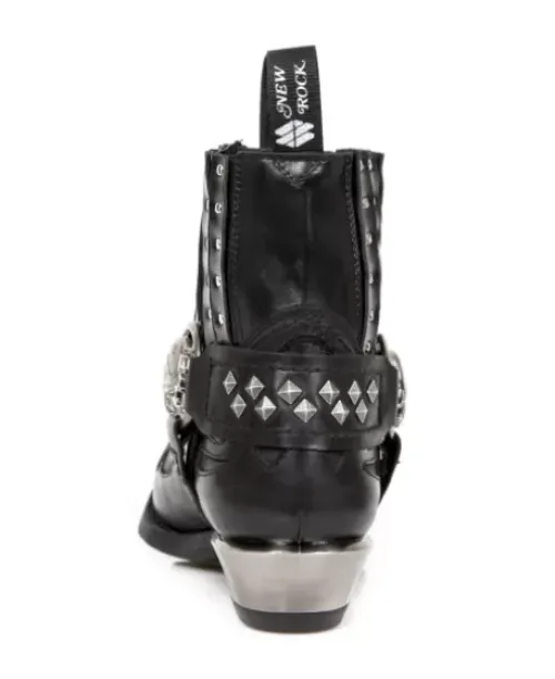 New New Rock Anke Boot Back Wet -7950-9