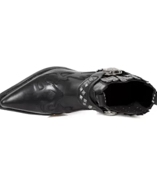 New New Rock Anke Boot Back Wet -7950-9