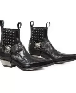 New New Rock Anke Boot Back Wet -7950-9