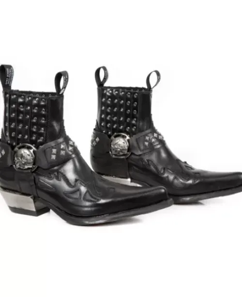New New Rock Anke Boot Back Wet -7950-9
