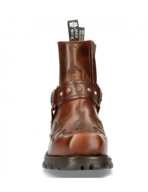 New New Rock Anke Boot otorcyce -7637-C1