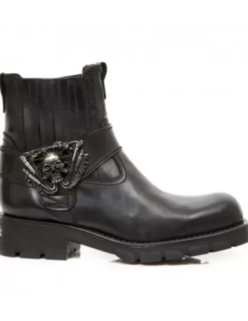 New New Rock Anke Boot otorcyce -7633-1