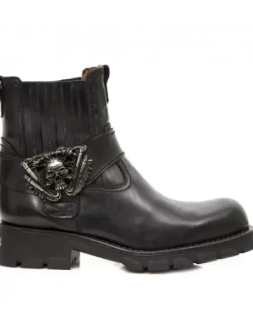 New New Rock Anke Boot otorcyce -7633-1