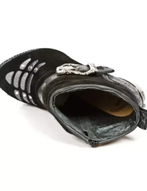 Sale New Rock Anke Boot Punk -ag013-C1
