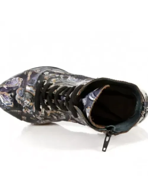 Best New Rock Anke Boot Punk -ag016-C19