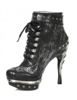 Outlet New Rock Anke Boot Punk -Punk028-C1