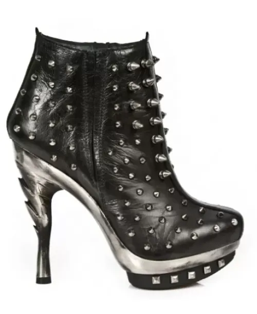 Sale New Rock Anke Boot Punk -Punk068-C10