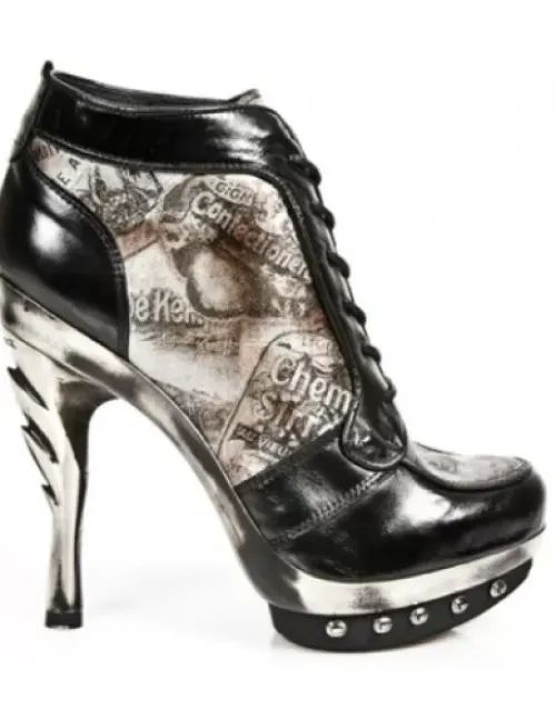 Clearance New Rock Anke Boot Punk -Punk006-C9