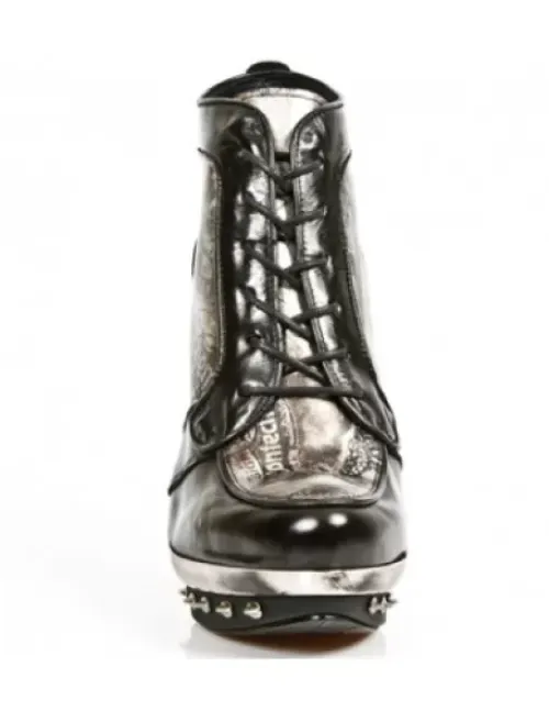 Clearance New Rock Anke Boot Punk -Punk006-C9