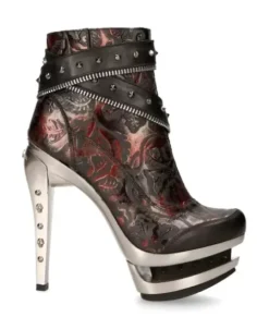 Discount New Rock Anke Boot Punk -Rock201-C4