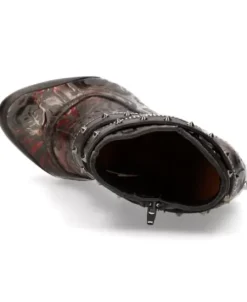 Discount New Rock Anke Boot Punk -Rock201-C4