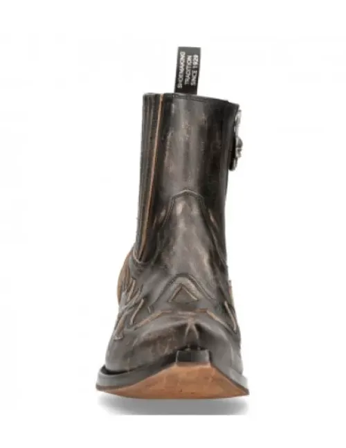 New New Rock Anke Boot uea -7721C-C7