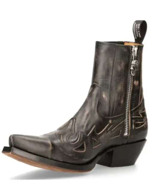 New New Rock Anke Boot uea -7721C-C7
