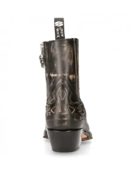 New New Rock Anke Boot uea -7721C-C7
