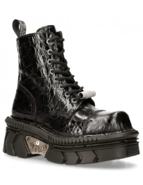 Clearance New Rock Anke Boot Techno -ii083C-C64
