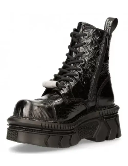 Clearance New Rock Anke Boot Techno -ii083C-C64