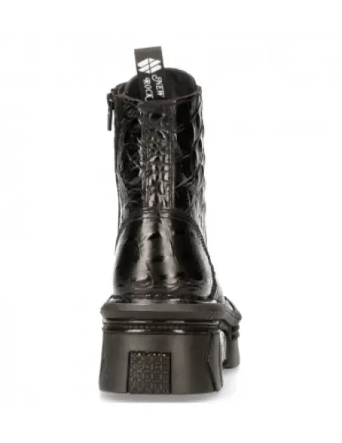 Clearance New Rock Anke Boot Techno -ii083C-C64