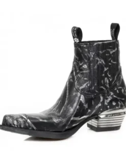 New New Rock Anke Boot Wet -7953Pt-C24