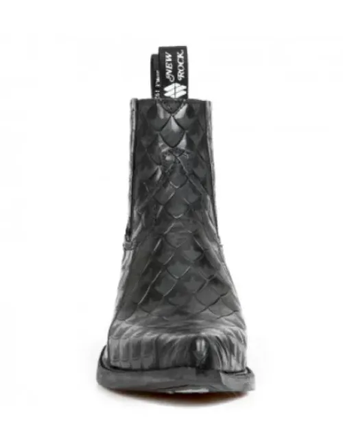 New Rock Anke Boot Wet -7953Pt-C19