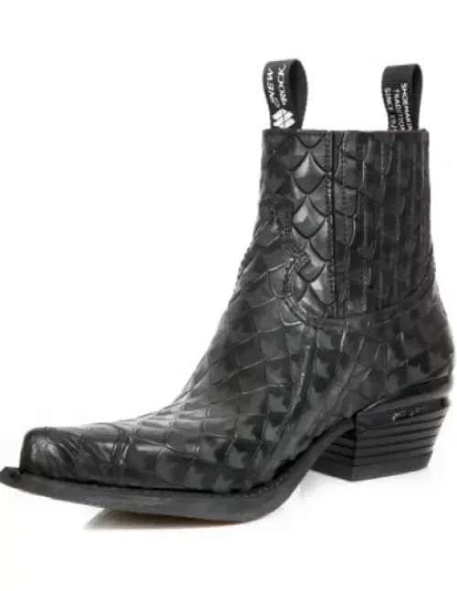 New Rock Anke Boot Wet -7953Pt-C19