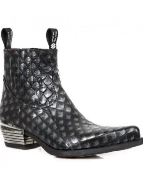Sale New Rock Anke Boot Wet -7953Pt-C18
