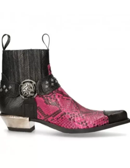 Outlet New Rock Anke Boot Wet -7995Pt-C17