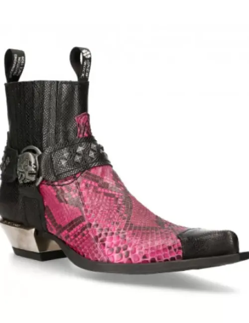 Outlet New Rock Anke Boot Wet -7995Pt-C17